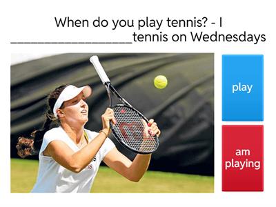 Present Simple VS Present Continuous