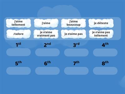French - Likes and Dislikes