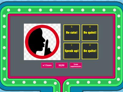 4ème 3 - Classroom English - instructions & orders