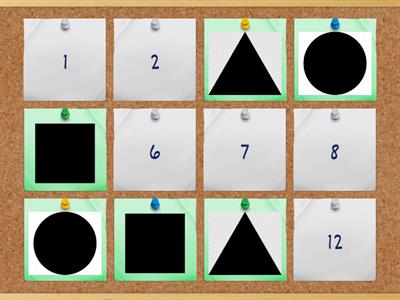 SHAPES MEMORY GAME