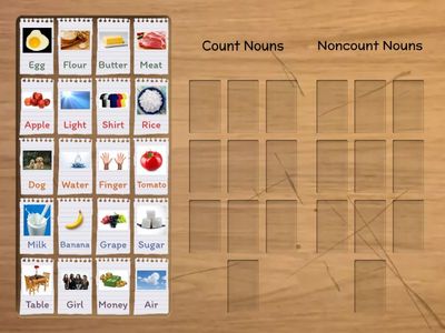 Count and Noncount Nouns