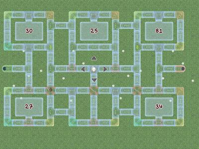 Multiplication Facts - Maze Chase