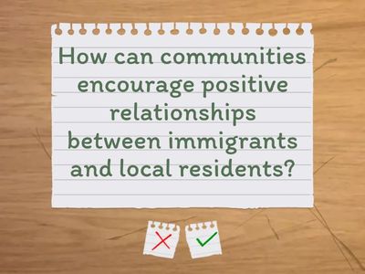 Immigration issues and policy - B2+ 