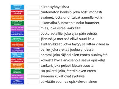 LUKEVA, LUKENUT, LUETTAVA, LUETTU (VA/VÄ, TAVA/TÄVÄ, NUT/NYT ja TU/TY)