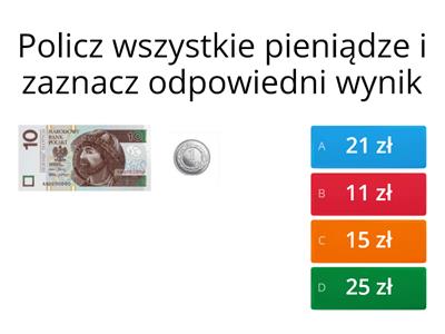 Policz pieniądze test