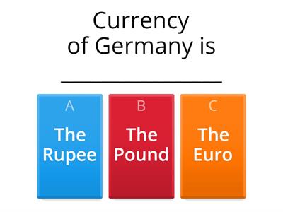 CURRENCY QUIZ 