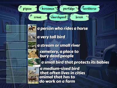 The Legend of Sleepy Hollow Vocabulary