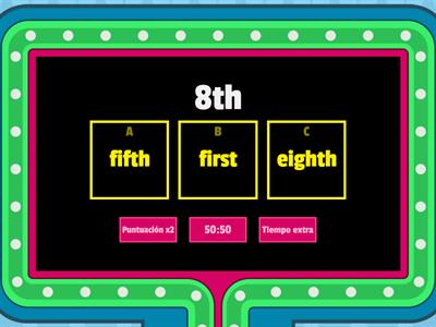 Ordinal numbers