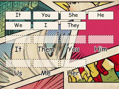Subject and object pronouns