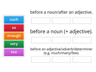 so/such/enough/very/too