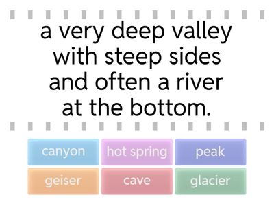 National park (GG2, Unit 4)