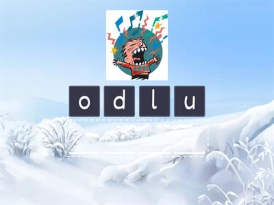 Ou & Ow Sound Word Unjumble