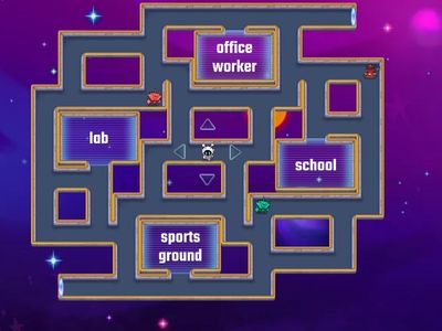 Grade 2 Jobs and Places Maze