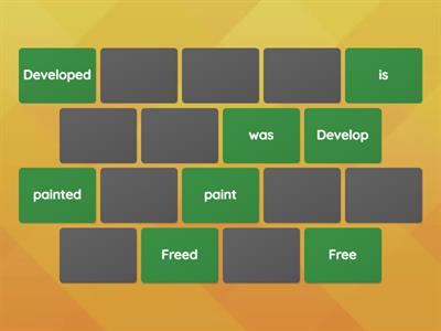 Memory Game Simple past