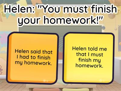 Reported Speech Review