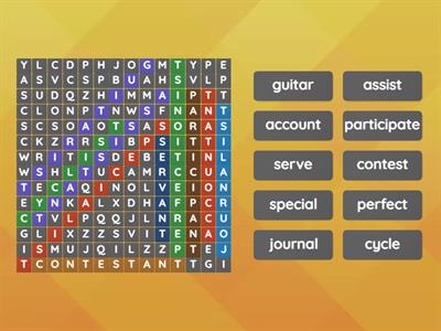 Optimise B1plus unit 9 nouns