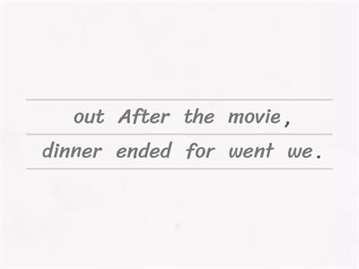 SUBORDINATING CONJUNCTIONS - 