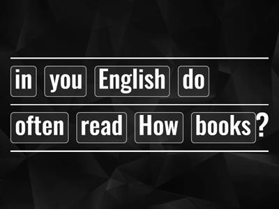 The position of adverbs of frequency