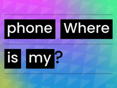 Info questions _ General vocab