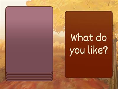 Introduction speaking cards