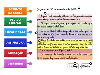 COMO FAZER UMA CARTA - SALA DE RECURSOS