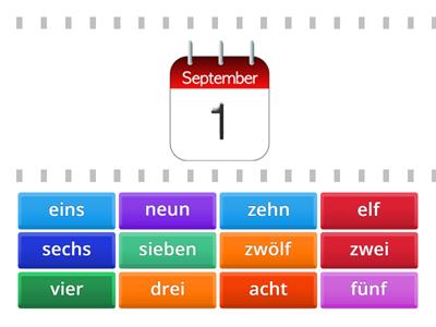 Zahlen bis 1-12