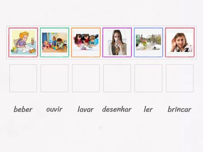 Verbos básicos_ associação palavra imagem