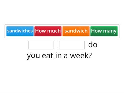 How many and How much