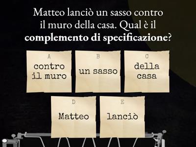 FACCIAMO L`ANALISI LOGICA (classe terza)