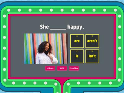 Be - affirmative, negative and interrogative