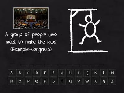 Legislative Branch Vocabulary