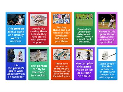 Explorer 4 - Flyers - Reading / Writing  Part 1