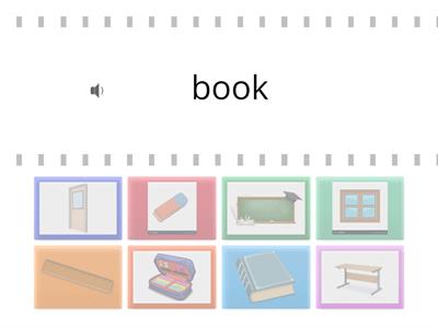 Classroom Objects Memory Game