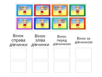 Українські віночки, орієнтування в просторі