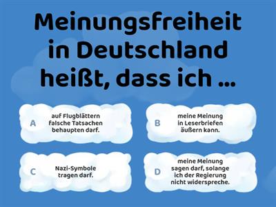 Leben in Deutschland - Test 1 (Bayern)