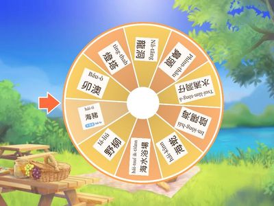 第十二冊第五課海底小勇士  語詞輪盤