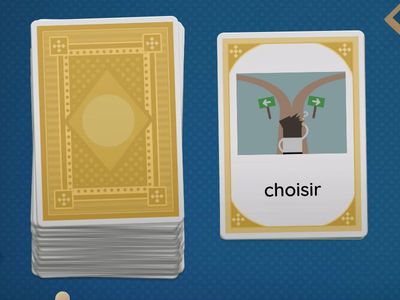 Les verbes importants de 1er et 2me groupes cartes