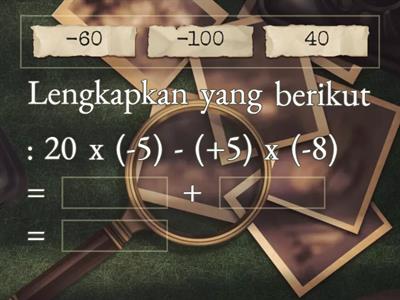  Matematik Tingkatan 1  (Integer) 