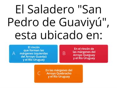 ¿Cuánto sabes del Saladero Guaviyú? 