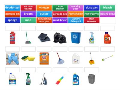 A1+ A2 - Cleaning supplies