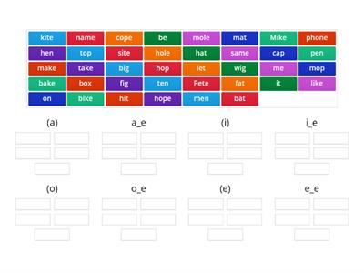  short or long vowels