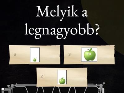 Kicsi-nagy, legnagyobb-legkisebb, nagyobb-kisebb