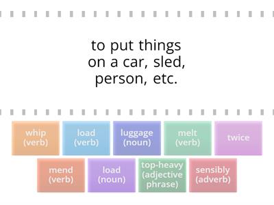 Call of the Wild Chapter 5 Vocabulary