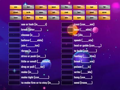 Closed Syllable Root Words