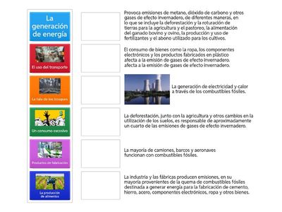 Causas del cambio climático