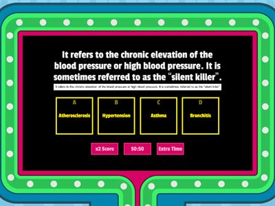 The Quiz Show: Circulatory and Respiratory Diseases