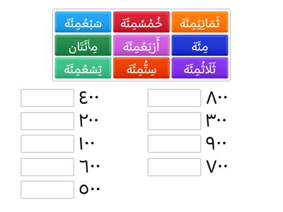 NOMBOR RATUS(100-900) BAHASA ARAB🧮