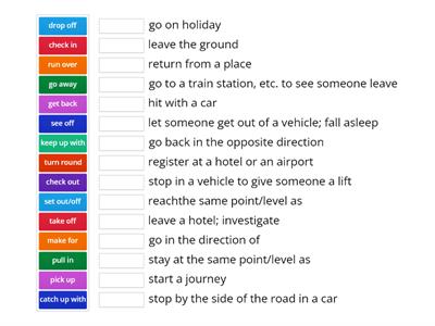 Destination B2 Unit 2 Phrasal verbs