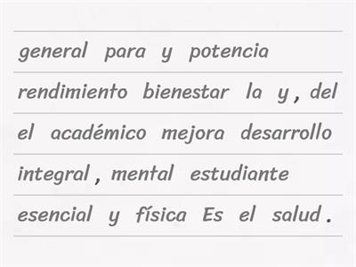 Fomento de Hábitos Saludables en la Educación