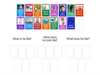 Be like / look like / like 